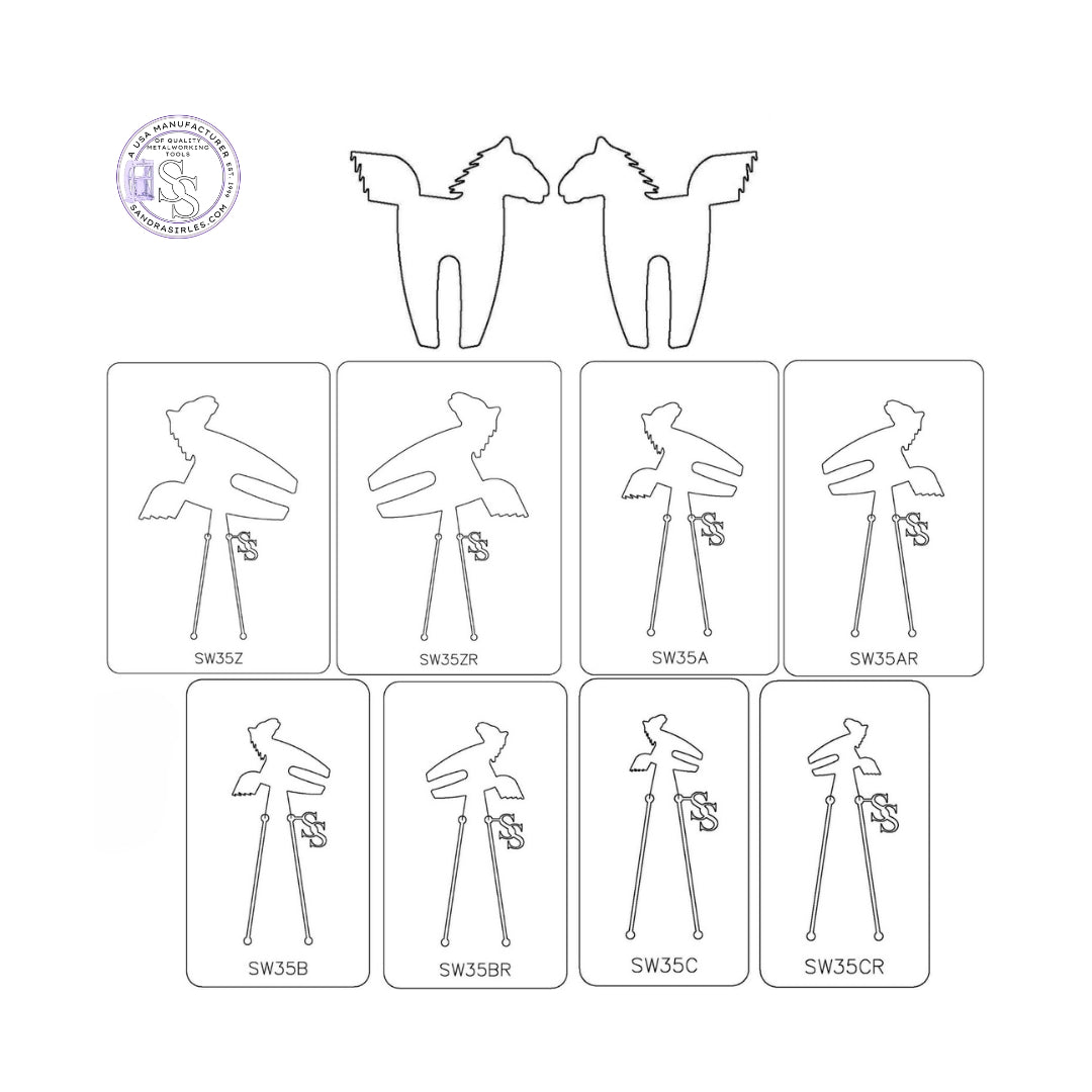 PANCAKE DIE SW35 SW HORSE LEFT OR RIGHT